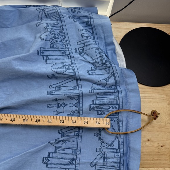 Disney Parks Dress Womens L? 40" Chest Blue Sleeveless Library Beauty Beast - Picture 14 of 14